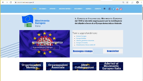 Il sito web di CIME